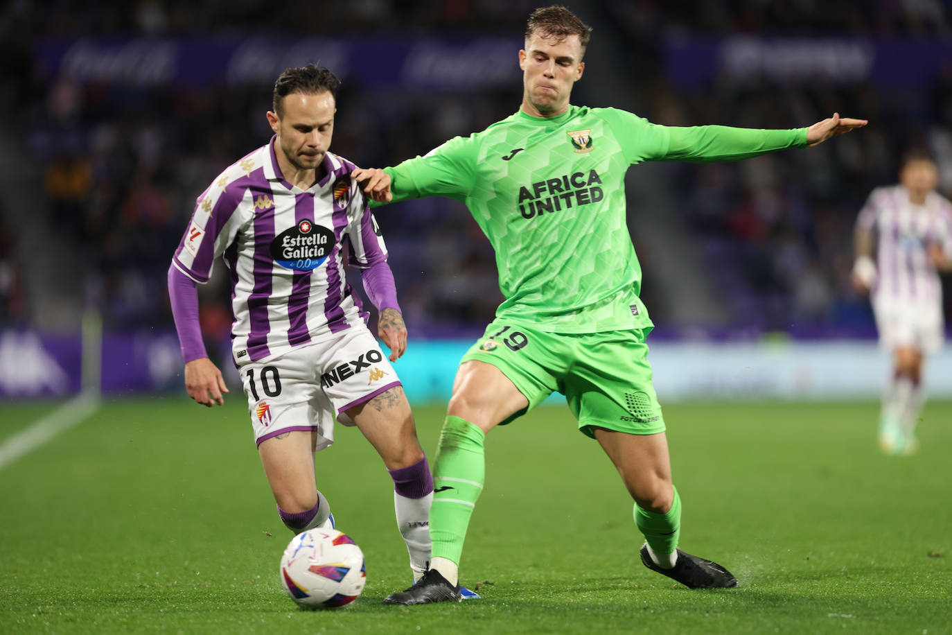 Las imágenes del partido entre el Real Valladolid y el Leganés