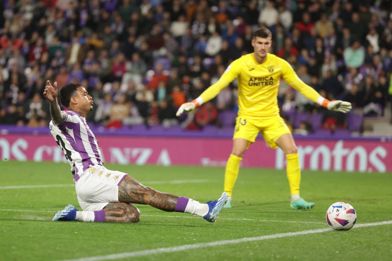 Las imágenes del partido entre el Real Valladolid y el Leganés