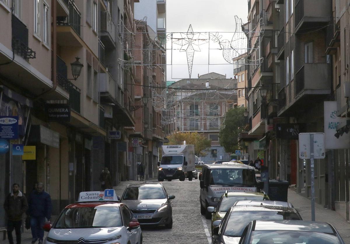 Calle Blanca de Silos, en el barrio de Santa Eulalia.