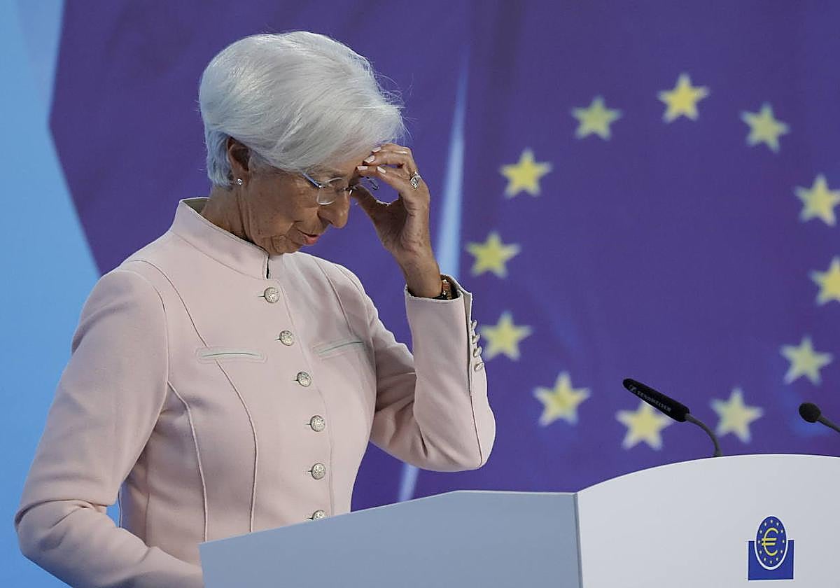 La presidenta del Banco Central Europeo, Christine Lagarde.