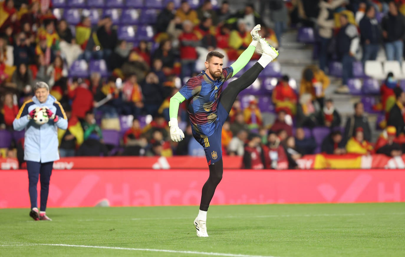 Las mejores imágenes del España-Georgia en Zorrilla