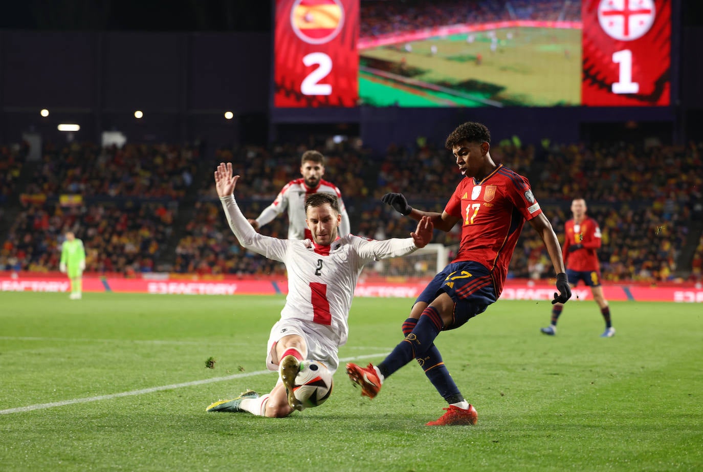 Las mejores imágenes del España-Georgia en Zorrilla