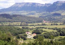 Montes de la Peña, zona en la que ha sufrido el accidente el cazador.