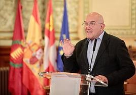 Carnero, durante la rueda de prensa.