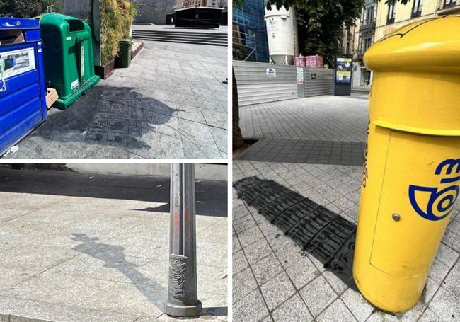 Las tres sombras que había hasta el momento en Valladolid.