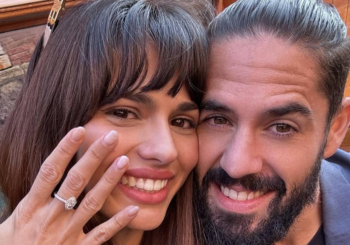 Sara Sálamo e Isco Alarcón, juntos y felices.