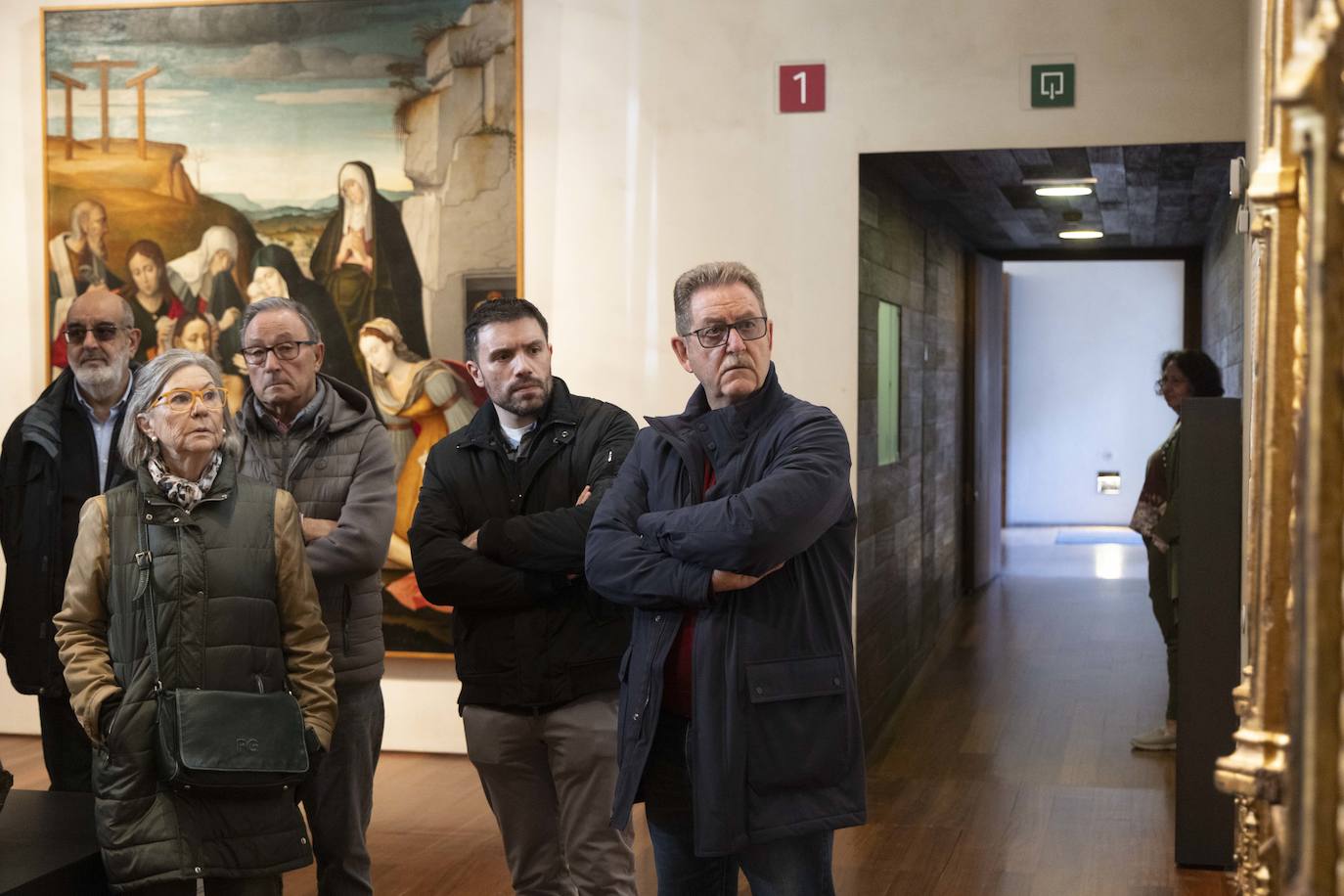 Visita de los suscriptores al Museo de Escultura