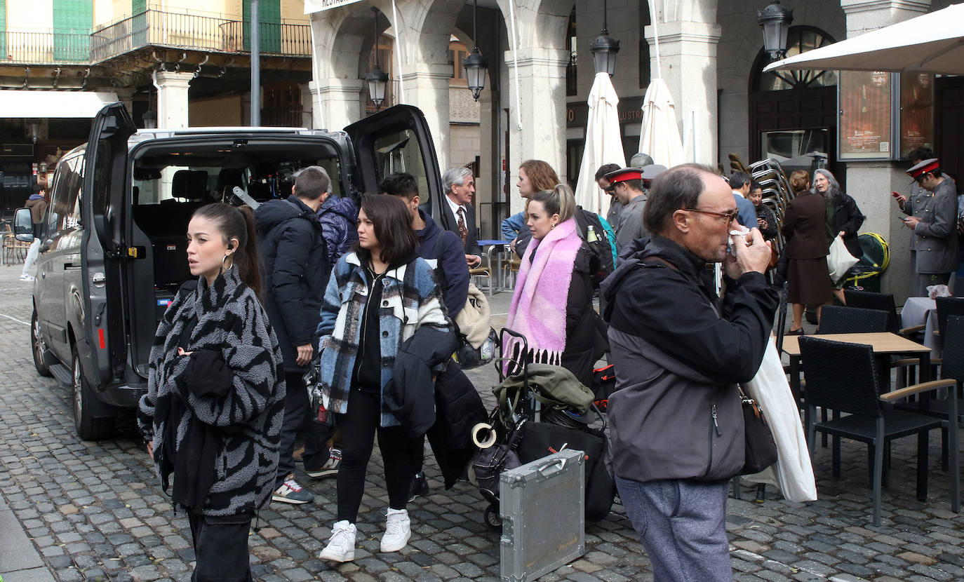 Rodaje en Segovia de &#039;Asalto al Banco Central&#039;