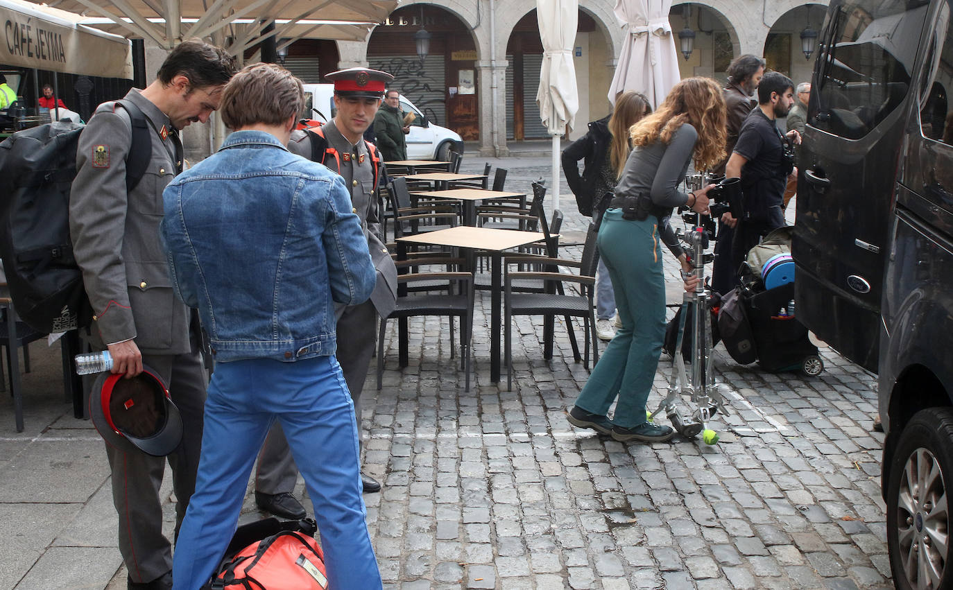 Rodaje en Segovia de &#039;Asalto al Banco Central&#039;