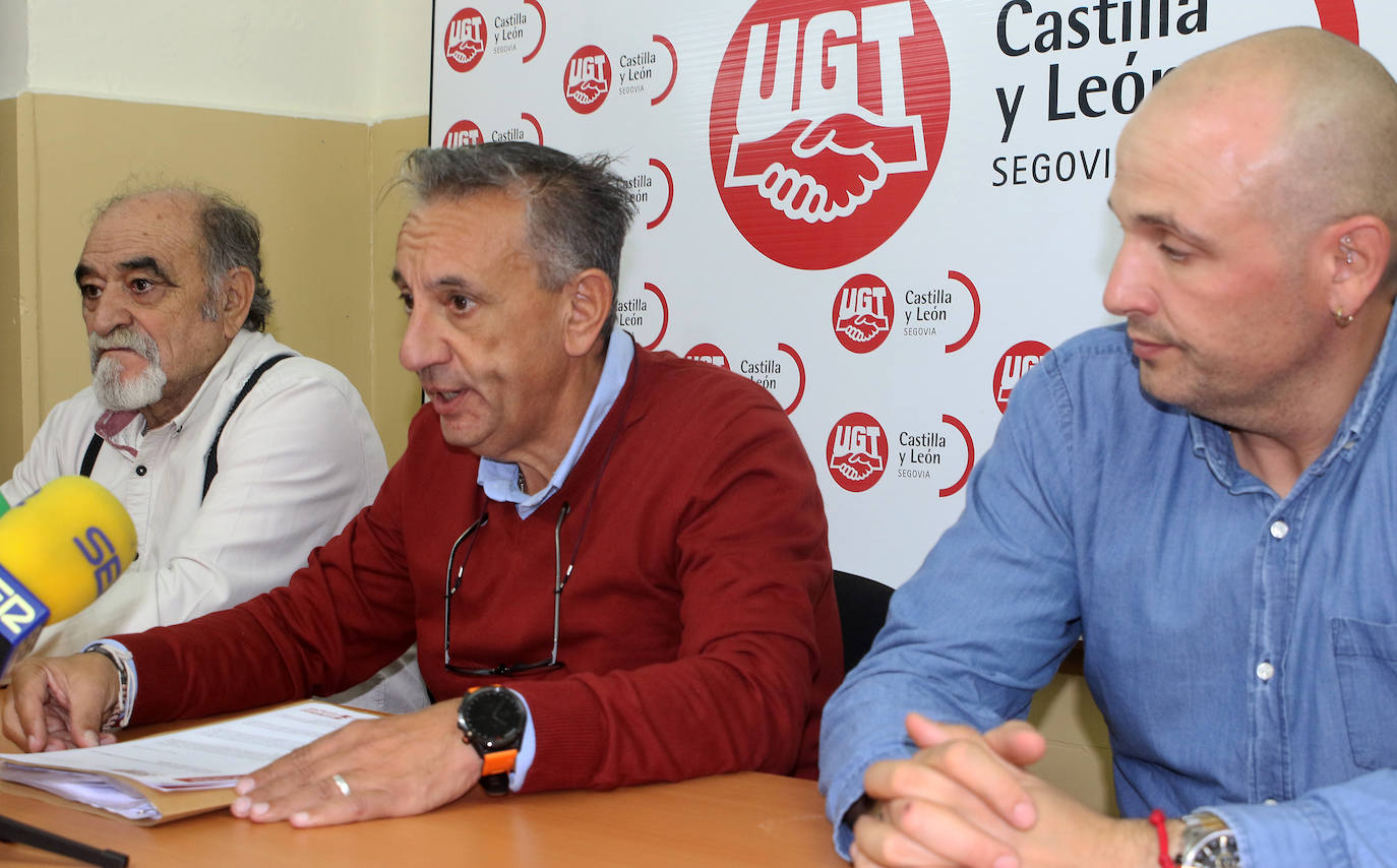 Responsables de UGT anuncian la convocatoria de huelga.