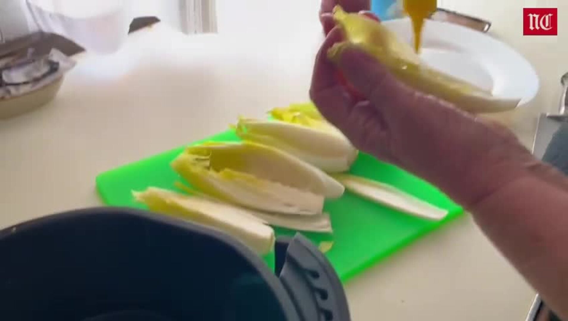 Receta de endivias con queso y anchoas en 'airfryer'