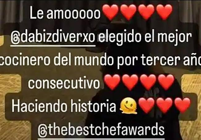 La felicitación de Cristina Pedroche.