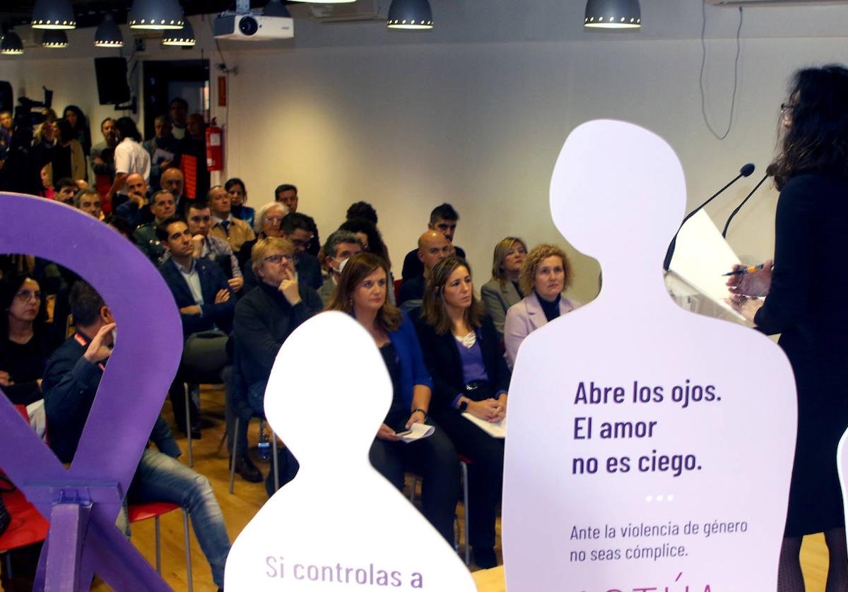 Acto municipal contra la violencia de género organizado el año pasado.