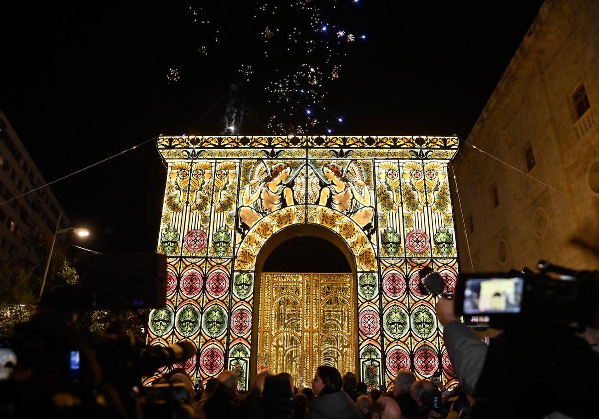 Las imágenes del encendido de las luces de Navidad