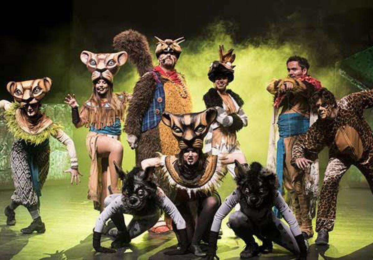 Integrantes del musical 'De Simba a Kiara', un tributo a 'El Rey León'.