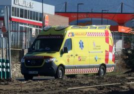 Ambulancia sel servicio de emergencias de Castilla y León.