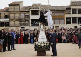 Bajada del Ángel, en la Semana Santa de Peñafiel.