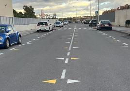 'Dientes' amarillos, en las cercanías de un instituto madrileño.