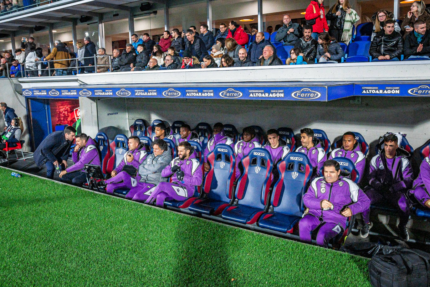 La victoria del Real Valladolid ante el Huesca, en imágenes