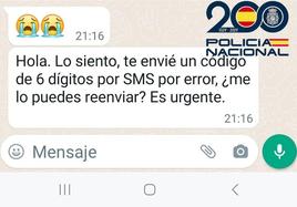 Alertan en Valladolid de una nueva estafa para secuestrar cuentas de WhatsApp