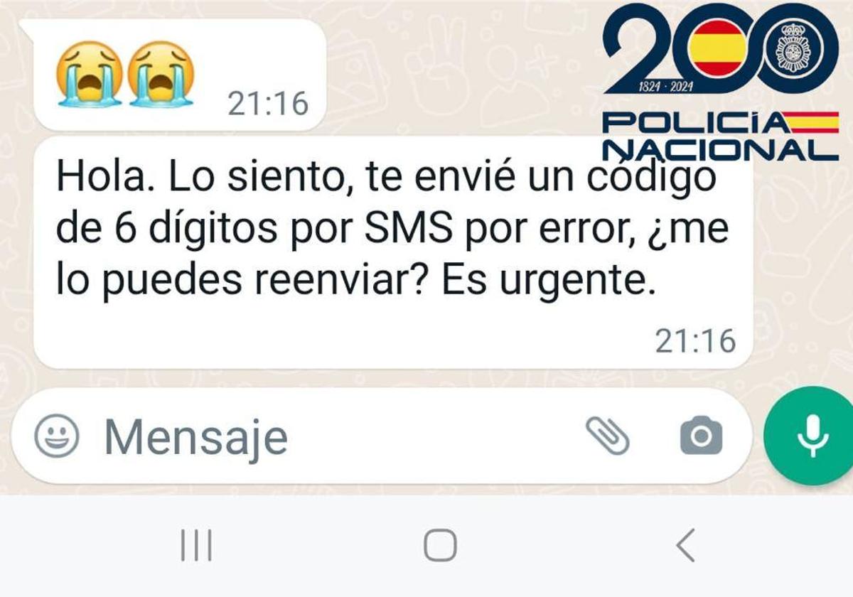 Alertan en Valladolid de una nueva estafa para secuestrar cuentas de WhatsApp