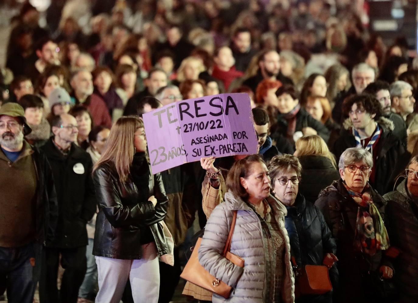 Las imágenes de la protesta del 25N en Valladolid