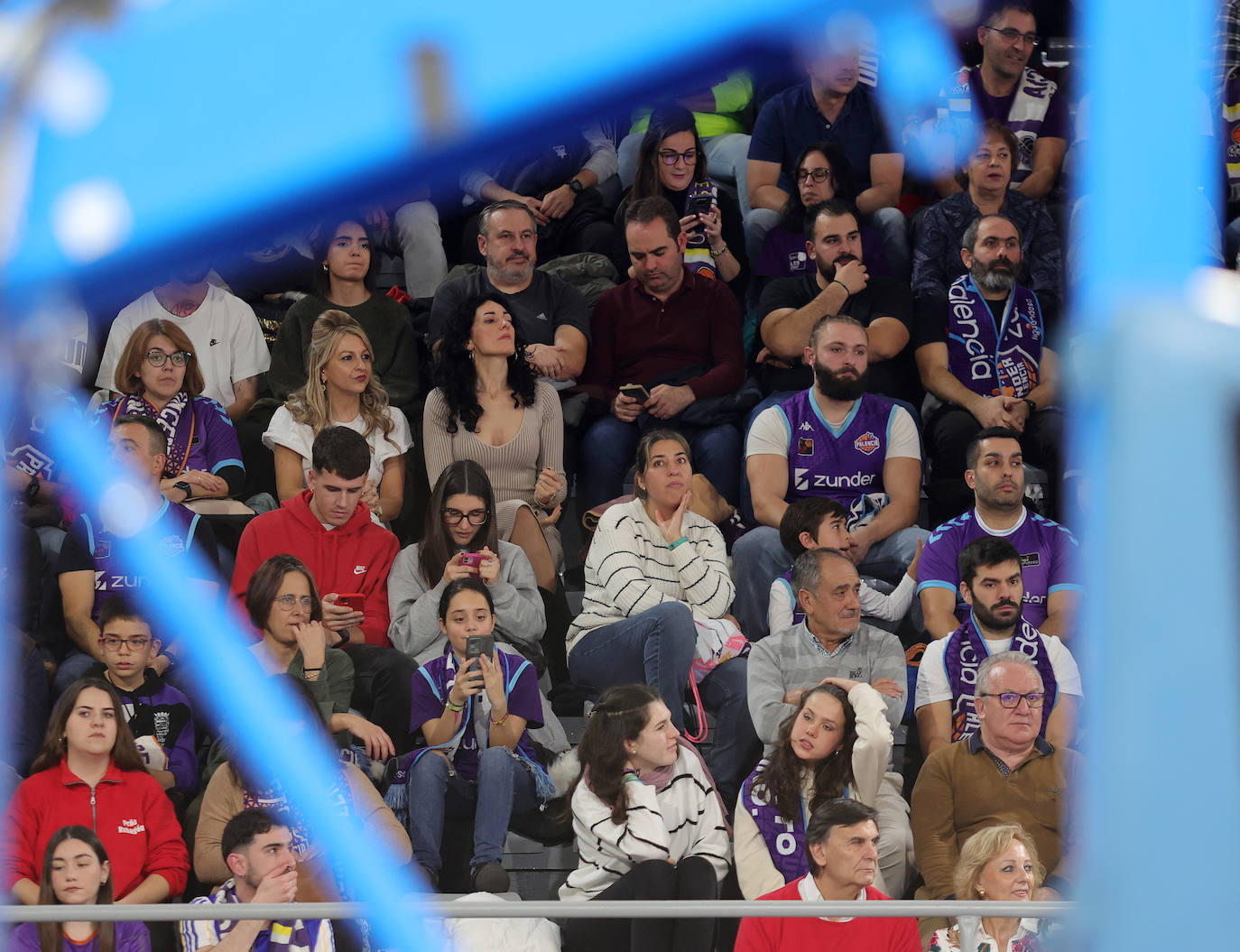 La afición del Zunder Palencia, fiel hasta el final