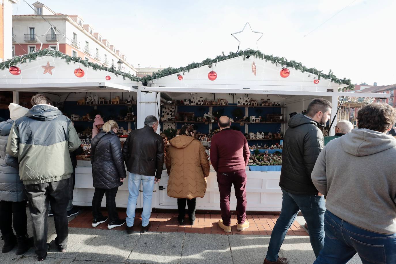 Imágenes del ambiente navideño en la Plaza Mayor (1/2)