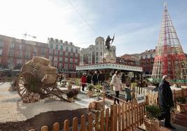 Imágenes del ambiente navideño en la Plaza Mayor (1/2)