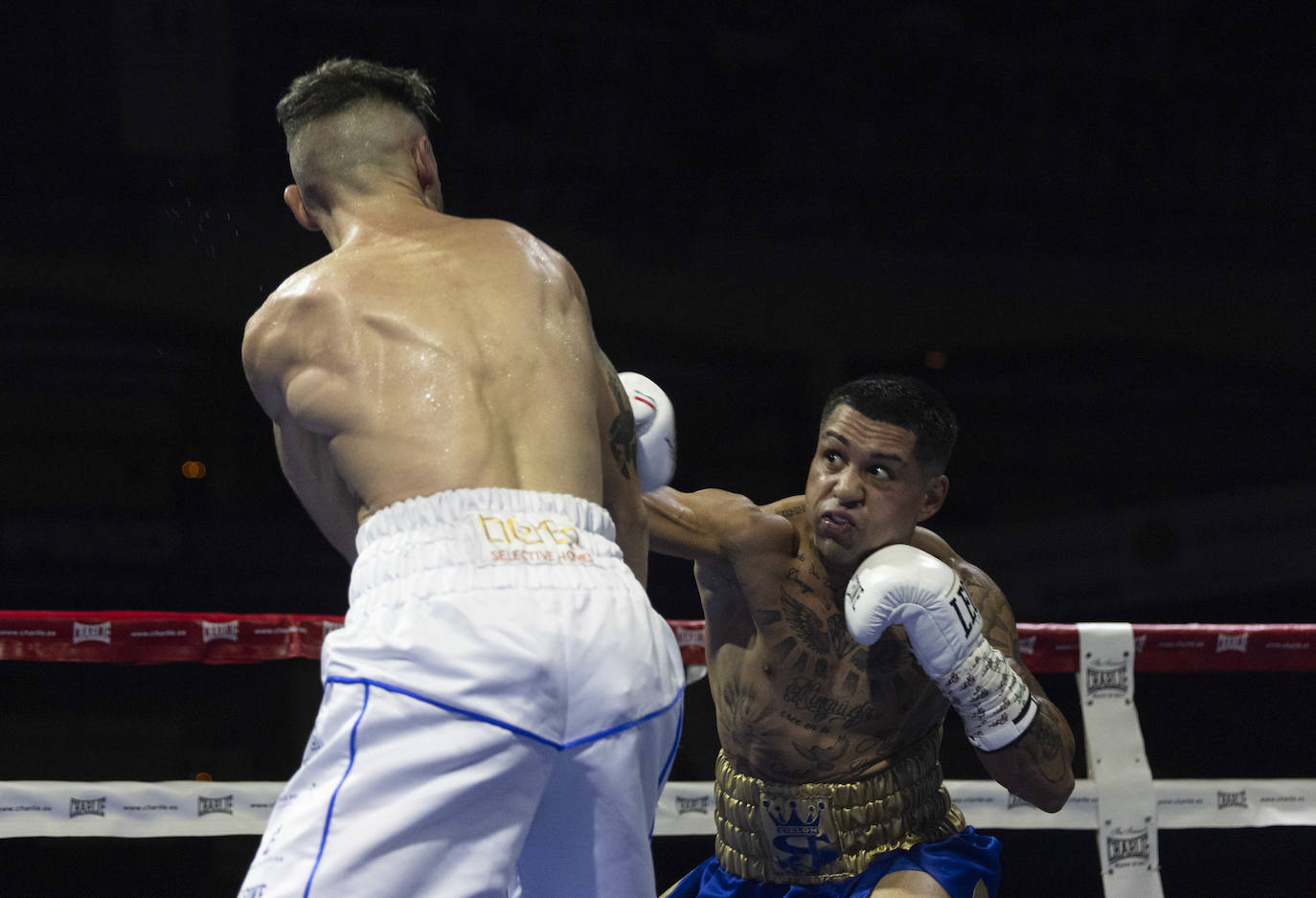Imágenes del combate que ha dejado a Salvi sin el cinturón europeo