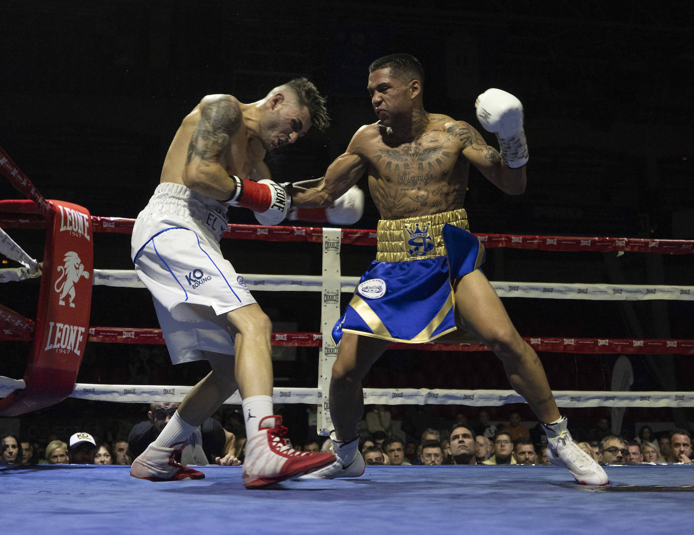 Imágenes del combate que ha dejado a Salvi sin el cinturón europeo