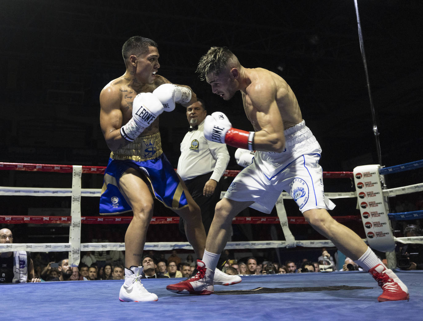Imágenes del combate que ha dejado a Salvi sin el cinturón europeo