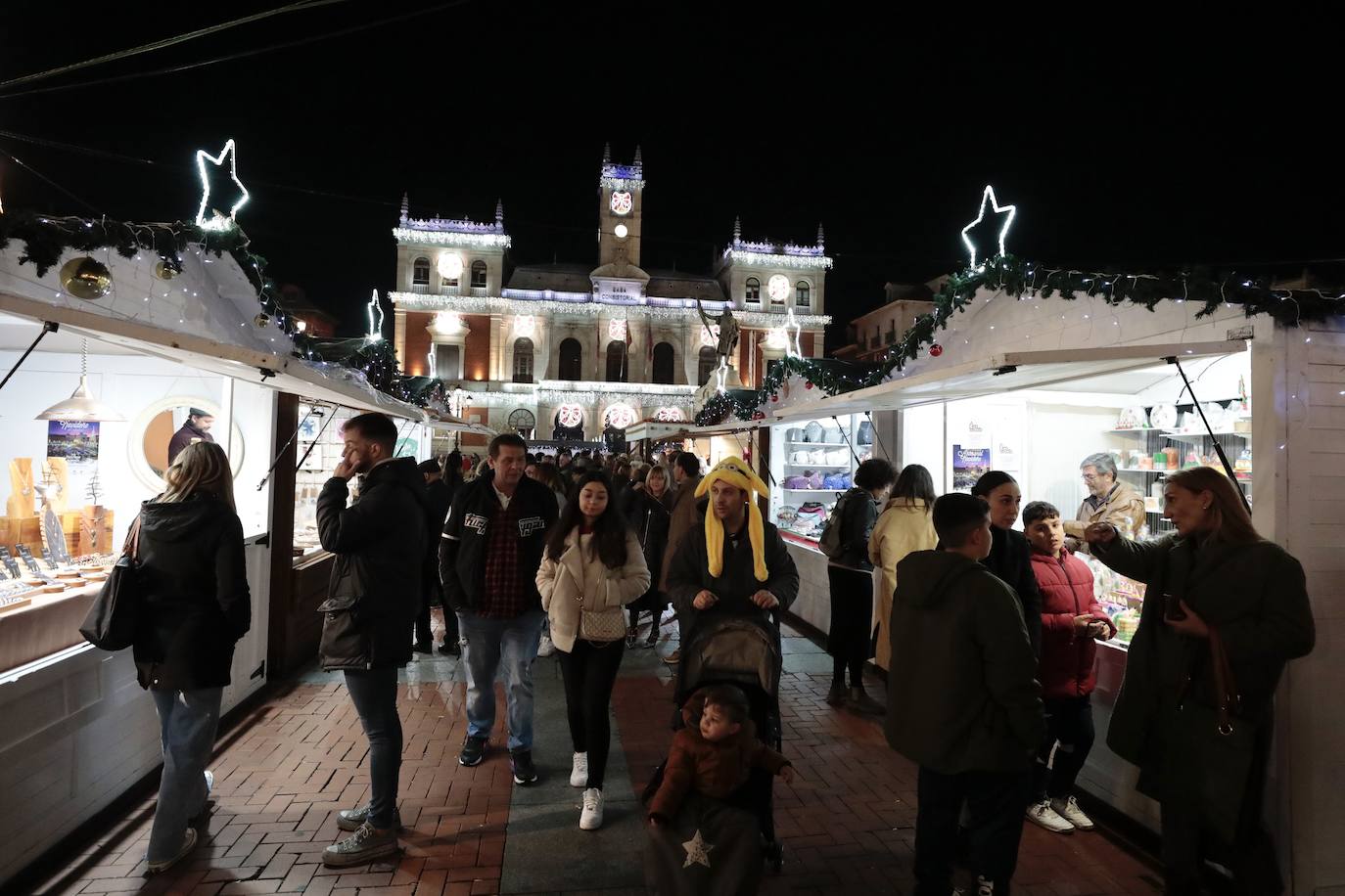 Imágenes del ambiente navideño en Valladolid