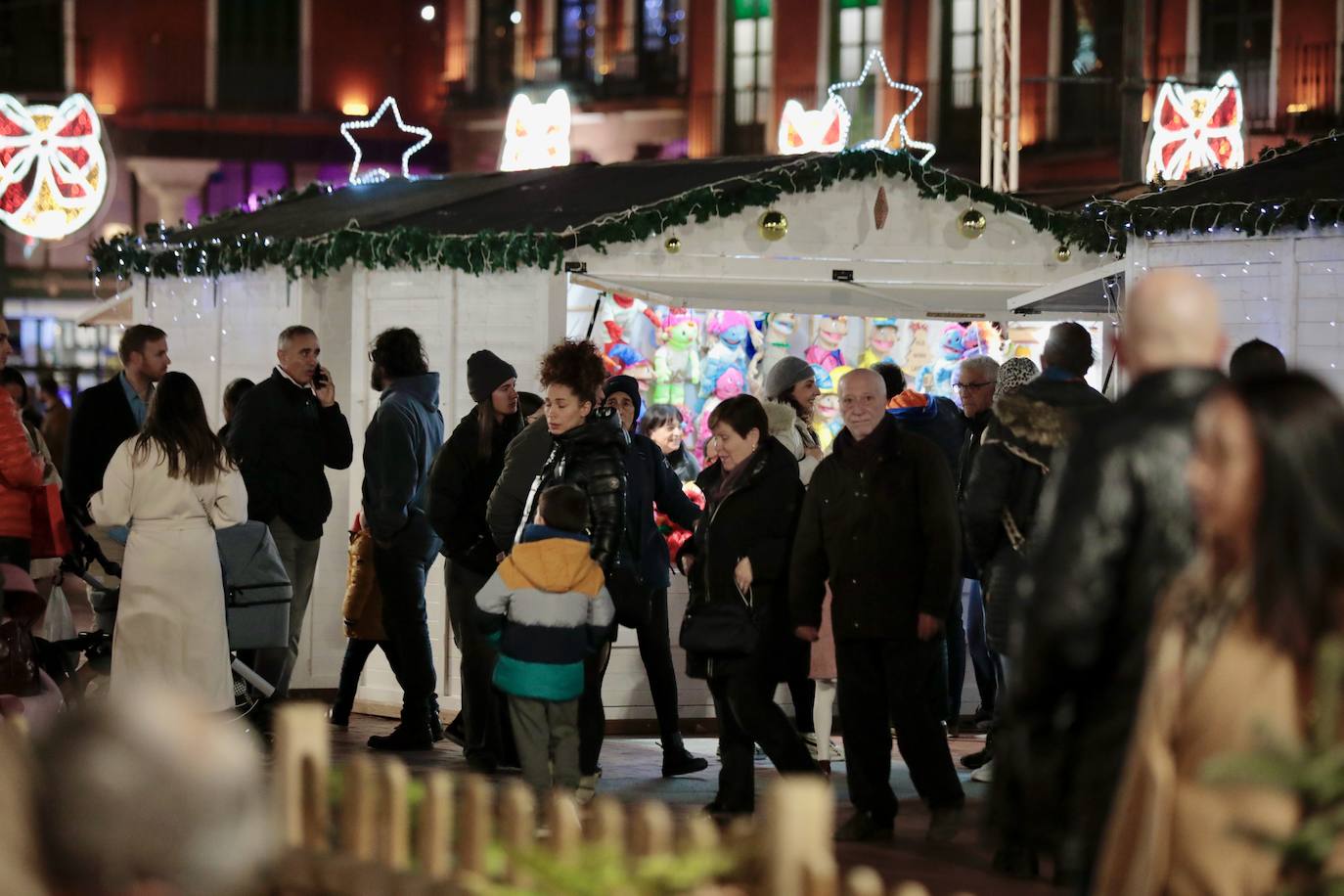 Imágenes del ambiente navideño en Valladolid