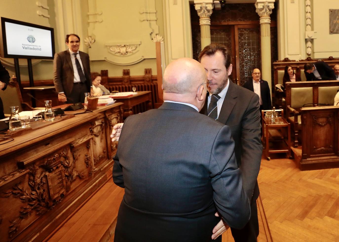 Pleno en el Ayuntamiento de Valladolid