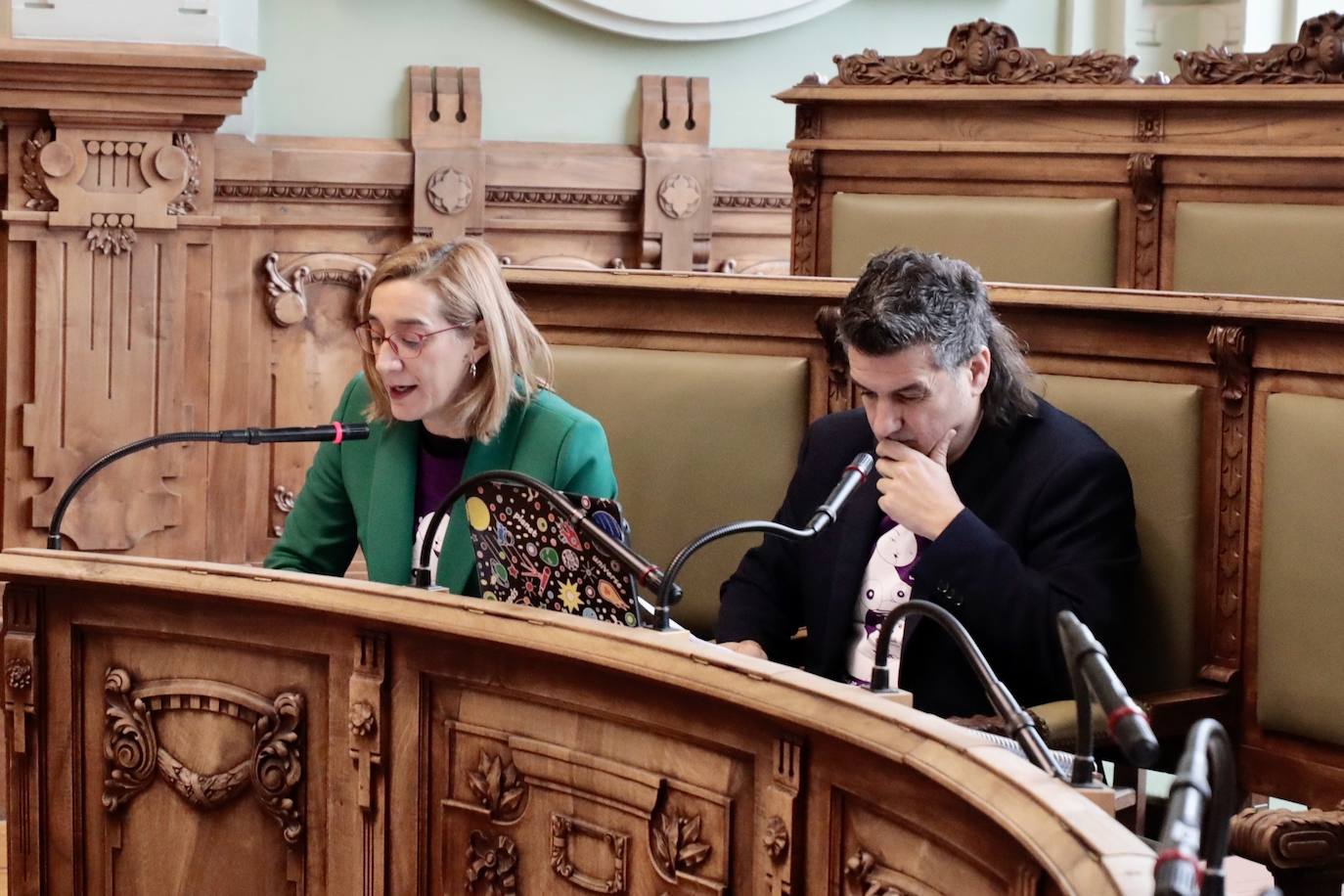 Pleno en el Ayuntamiento de Valladolid