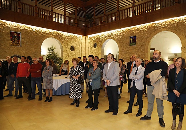 Asistentes al acto de clausura del Mes del Enoturismo celebrado por la Ruta del Vino de la Ribera del Duero.