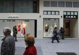 Estado de las obras del antiguo Corte Inglés de Constitución donde Inditex concentrará su oferta.