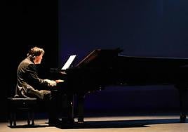 Diego Fernández Magdaleno, durante un concierto.