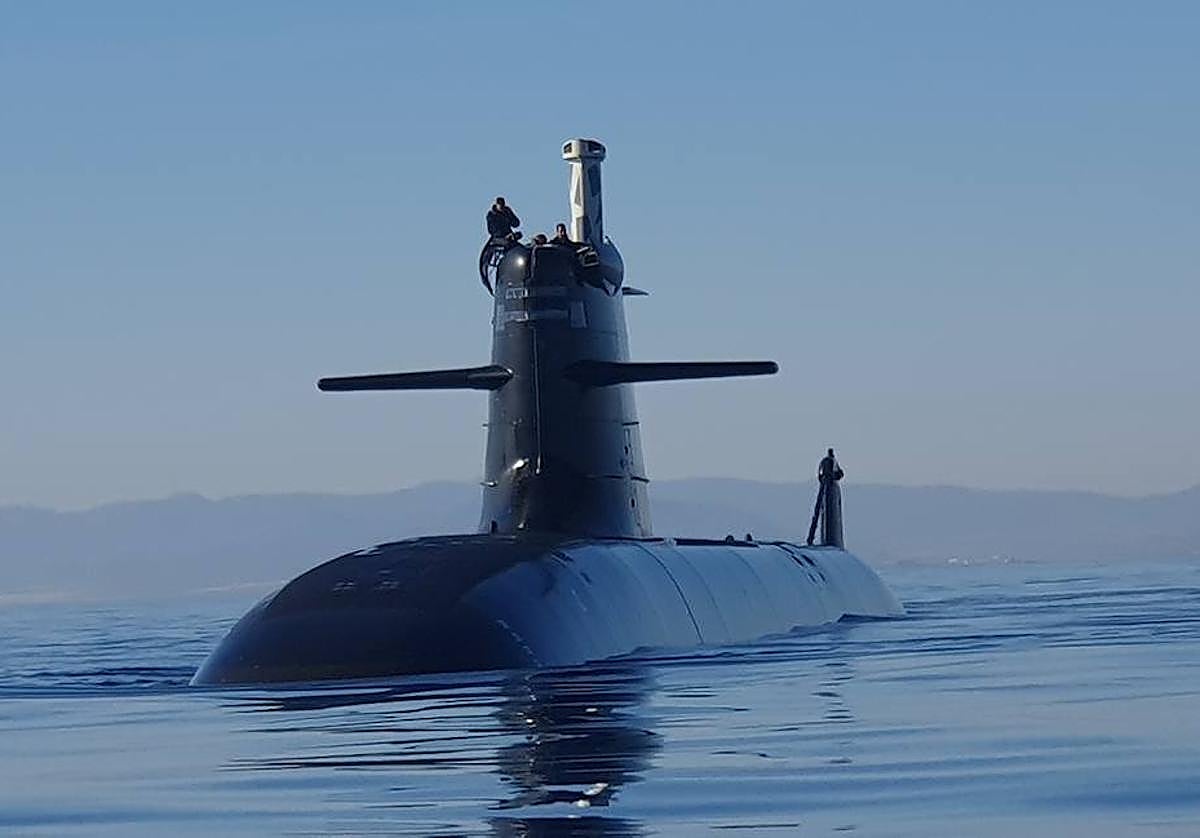 Submarino Isaac Peral, en cuya fabricación ha participado Grupo Inmapa.