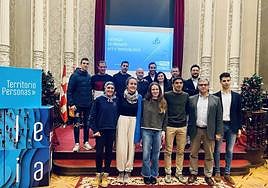 Entrega de premios en el Palacio Provincial, este jueves.