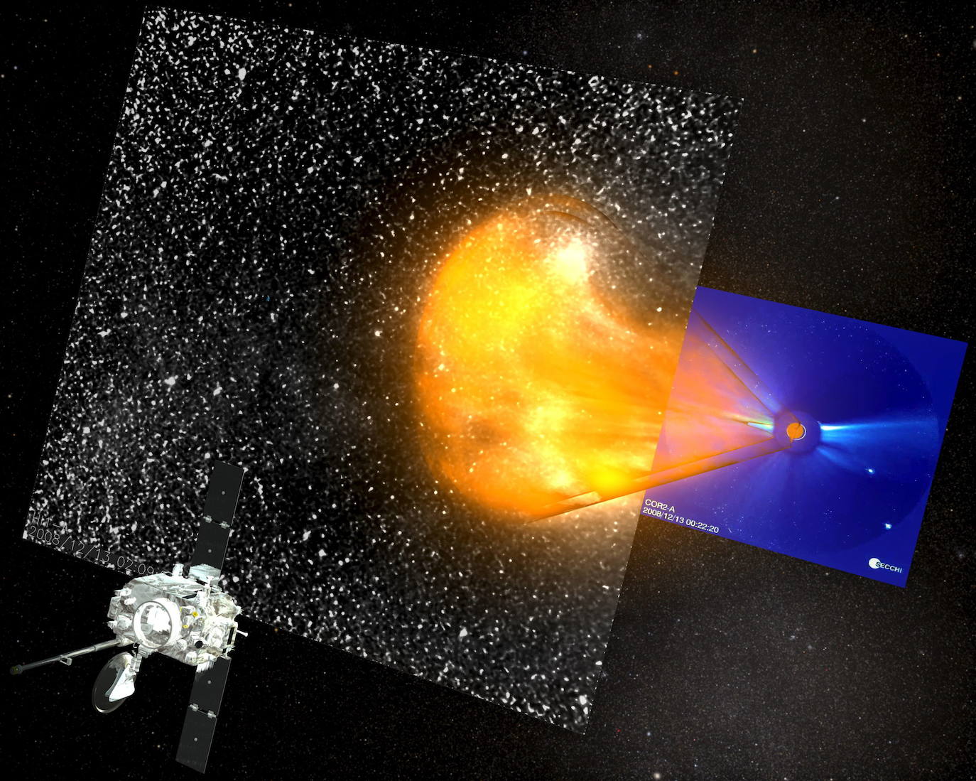 Los 'tsunamis' solares surgen de una erupción en la atmósfera externa del sol que lanza miles de millones de toneladas de plasma al espacio a miles de kilómetros por hora.