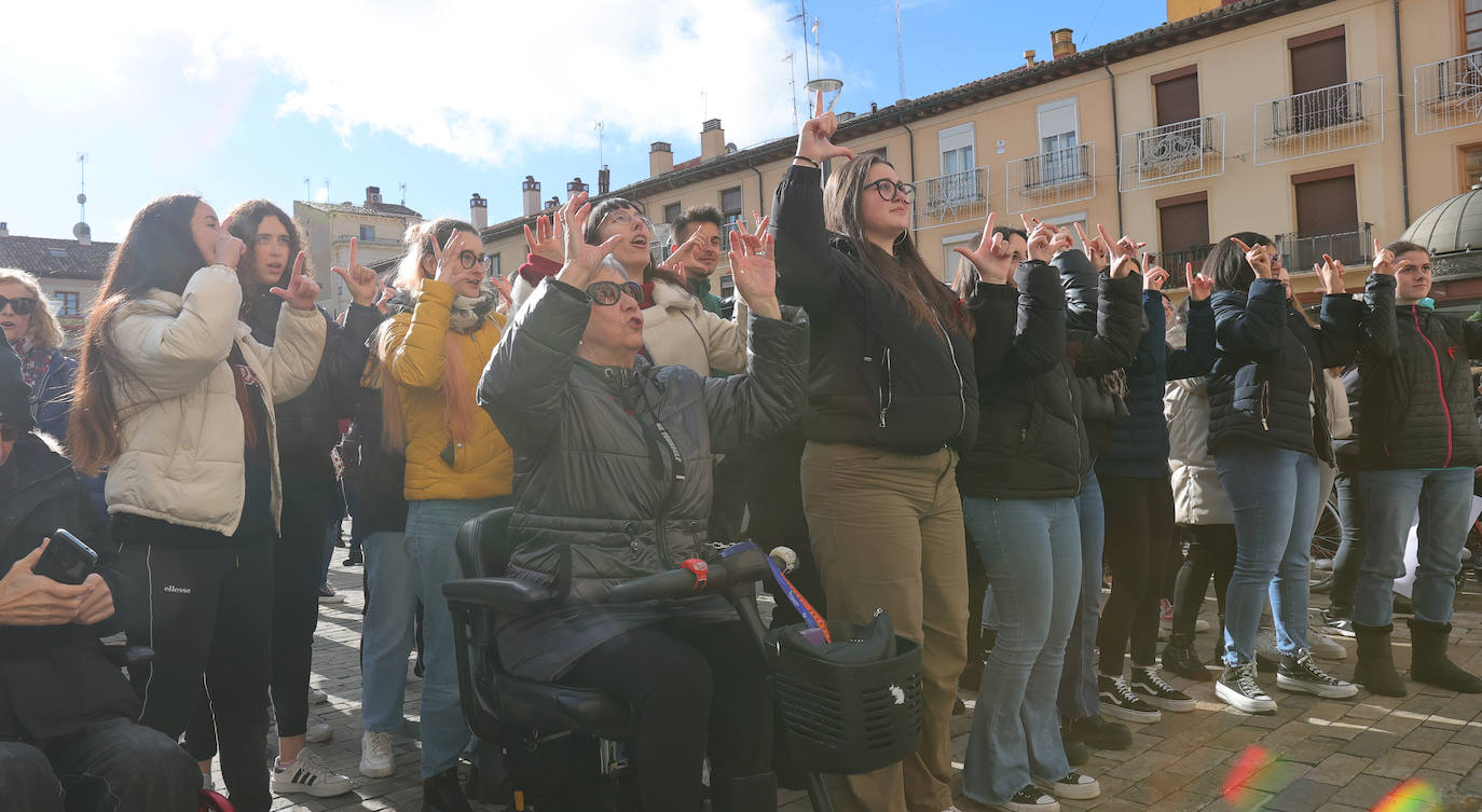 Conmemoración del Día de la Discapacidad en la Plaza Mayor