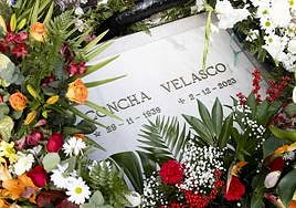 Entierro de Concha Velasco en el cementerio de El Carmen de Valladolid