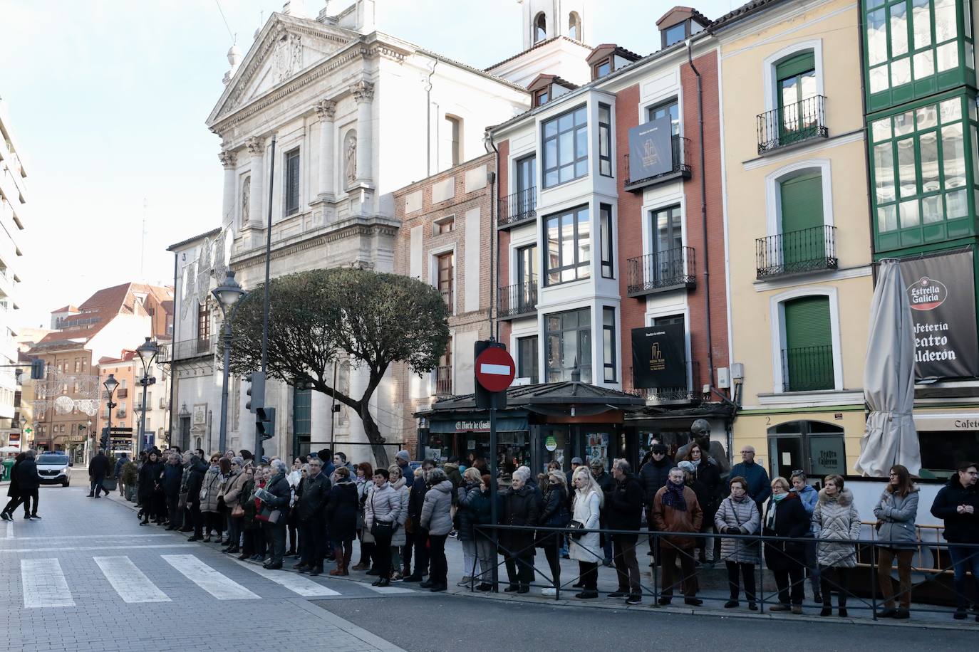 Recorrido fúnebre del féretro de Concha Velasco en Valladolid