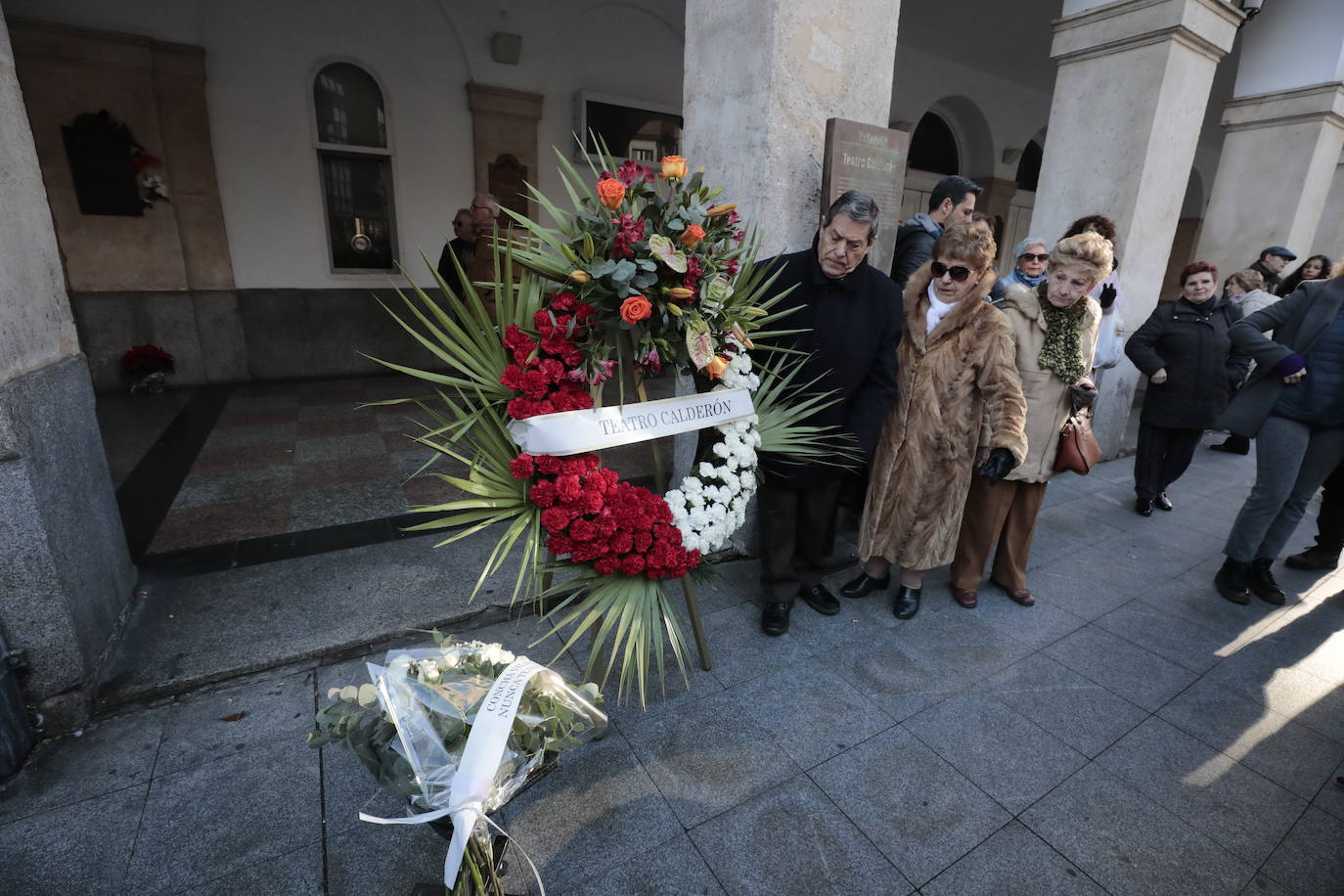 Recorrido fúnebre del féretro de Concha Velasco en Valladolid