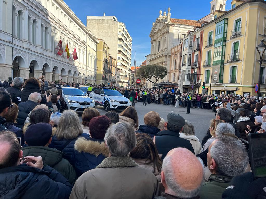 Recorrido fúnebre del féretro de Concha Velasco en Valladolid