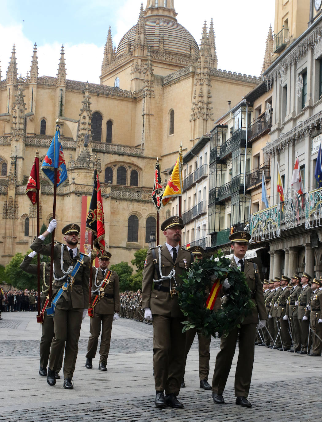 Jura de bandera en Segovia