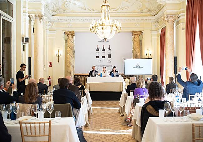 Momento de la presentación.