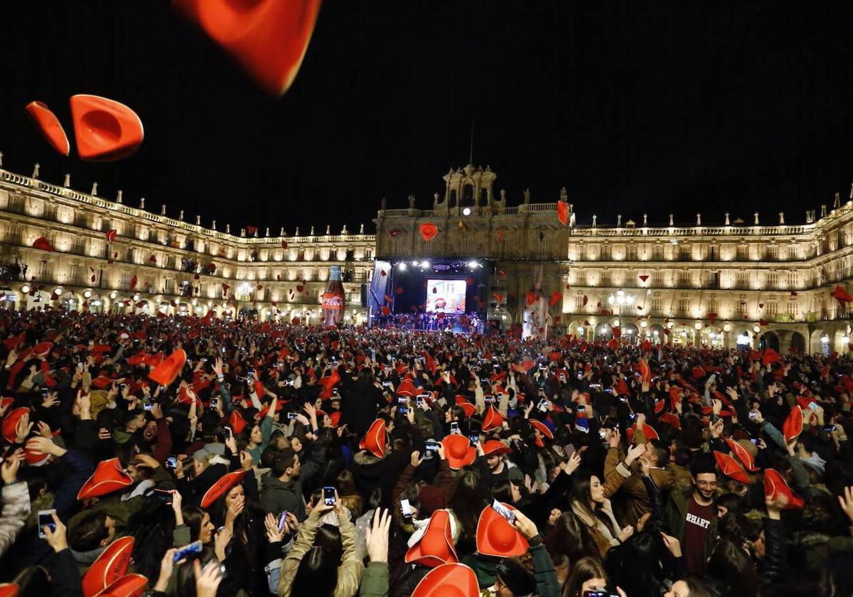 Edición pasada del Fin de Año Universitario en Salamanca.